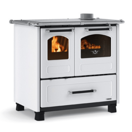 cuisinière à bois Nordica family 4.5 blanc